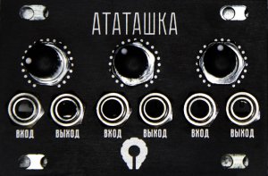 Eurorack Module "Ататашка" black 1U from Paratek