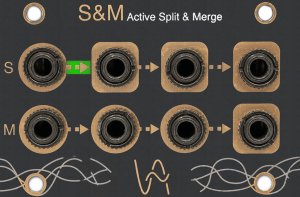 Eurorack Module SplitMerge from VoicAs