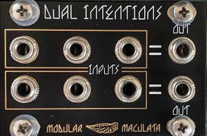 Eurorack Module Dual Intentions from Modular Maculata