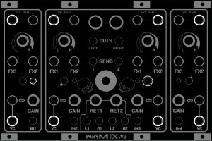 Eurorack Module PerfMIX v.2 from S3n0Я