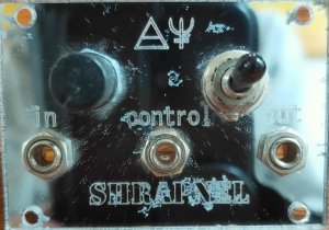 Eurorack Module 1U Shrapnel (mirror) from Analog Ordnance