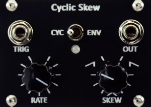 Eurorack Module Cyclic Skew black from Pulp Logic