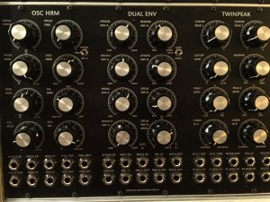 MU Module OSC HRM / Dual Env / Twin Peak Filter from Rob Hordijk