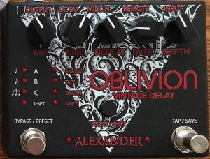 Pedals Module Oblivion Vintage Delay from Alexander