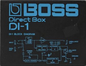 Pedals Module DI-1 from Boss