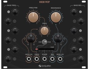 Eurorack Module SM Hex VCF from SynQuaNon