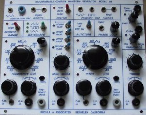 Buchla Module Model 259r, Davies Knobs from Buchla