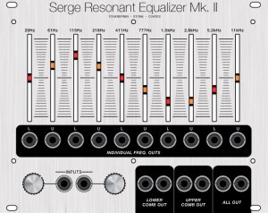 Eurorack Module Serge Resonant EQ Mk. II from CGS