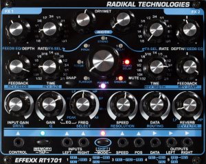 Eurorack Module EFFEXX RT-1701 from Radikal Technologies 