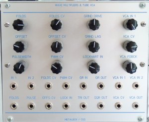 Eurorack Module Wave Multipliers & Tube VCA from Metalbox