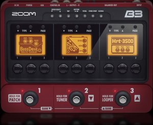 Pedals Module B3 Bass Multi Effect from Zoom