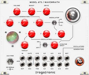 Eurorack Module m673 Analog Tube Module from Trogotronic