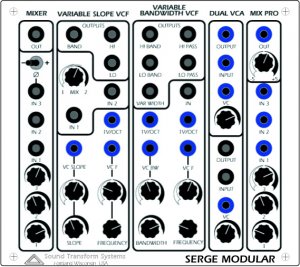 Serge Module Bi-Filter from Serge