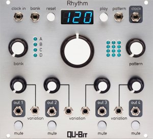 Eurorack Module Rhythm from Qu-Bit Electronix