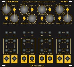 Eurorack Module VCAR8 from Schippmann