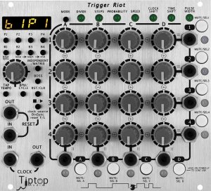 Eurorack Module Trigger Riot from Tiptop Audio