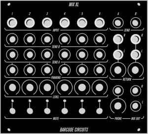 Eurorack Module MIX XL from Barcode Circuits