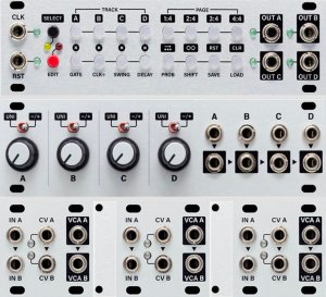 Eurorack Module Intellijel Steppy + Quadratt + VCAs from Other/unknown