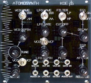 Eurorack Module Koe (Dark side edition) from Atomosynth