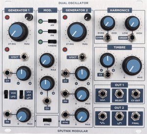 Eurorack Module Dual Oscillator from Sputnik Modular