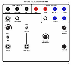 Serge Module Pitch & Envelope Follower from Serge