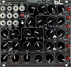 Eurorack Module Syncussion Plus from Blue Lantern Modules