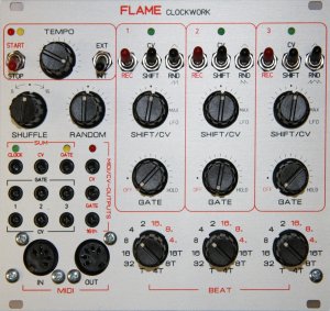 Eurorack Module Clockwork from Flame