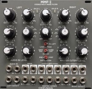 Eurorack Module MMF-2 (Battleship Grey) from Cwejman