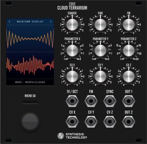 Eurorack Module E352 Cloud Terrarium (black panel) from Synthesis Technology