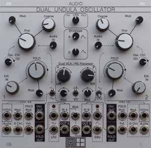 Eurorack Module DUAL UNDULA OSCILLATOR from Larix Elektro