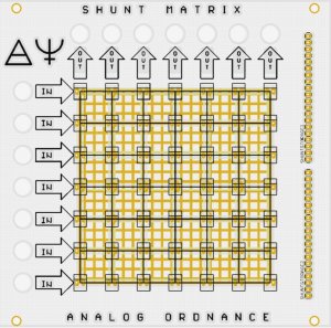 Eurorack Module Shunt Matrix from Analog Ordnance