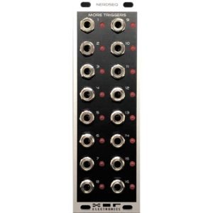 Eurorack Module NERDSEQ – TRIGGER16 EXPANDER GREY/BLACK from XOR Electronics