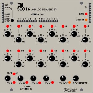 AE Modular Module SEQ16 from Tangible Waves