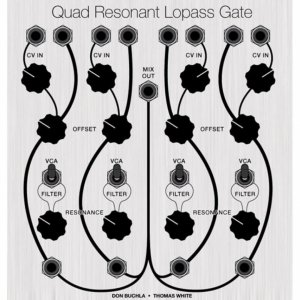 Eurorack Module DJ Thomas White Quad LPG from synthCube