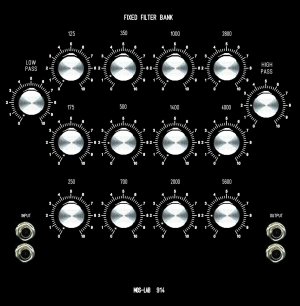 MU Module 914 FIXED FILTER BANK from MOS-LAB
