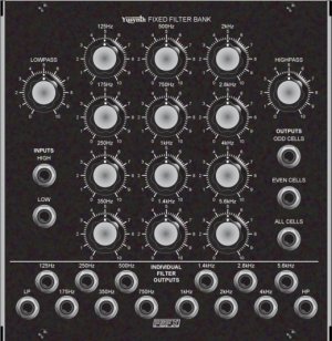 MU Module Fixed Filter Bank from YuSynth