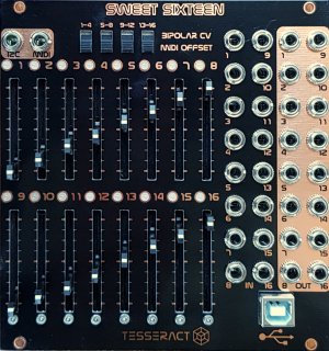 Eurorack Module Sweet Sixteen from Tesseract Modular