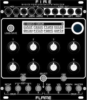 Eurorack Module FIRE main module from Flame