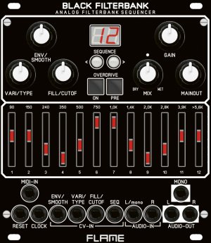 Eurorack Module BLACK FILTERBANK from Flame