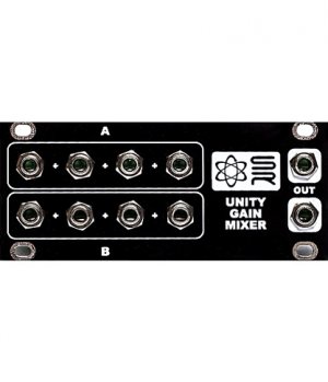 Eurorack Module 1U Unity Gain Mixer from Synthrotek