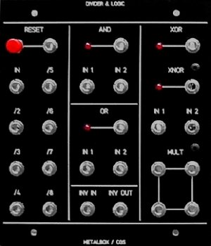 Frac Module Divider & Logic from Metalbox