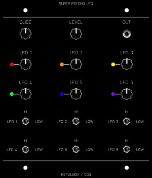 Frac Module Super Psycho LFO from Metalbox