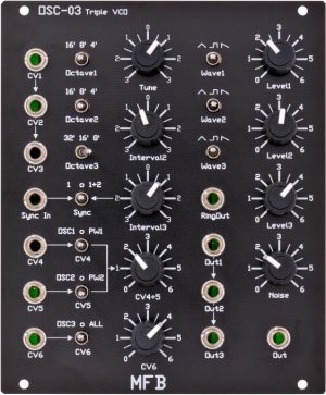 Eurorack Module OSC-03 Triple VCO from MFB