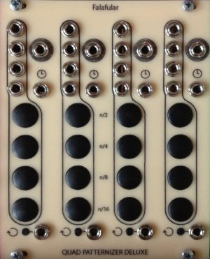 Eurorack Module Quad Patternizer Deluxe from Falafular