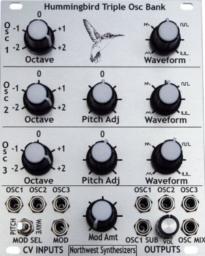 Eurorack Module Hummingbird Triple Oscillator  from Other/unknown