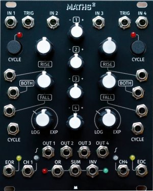 Eurorack Module Maths 2 - Black Panel from Mörk Modules