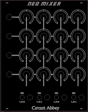 Eurorack Module Neo Mixer from Circuit Abbey