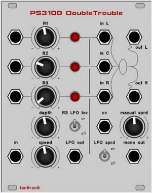 Eurorack Module PS-3100 Double Trouble from Fonitronik