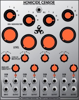 Eurorack Module Homicide Censor from Industrial Music Electronics