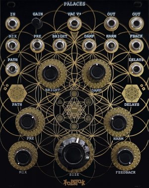 Eurorack Module Palaces (Gold) from Folktek